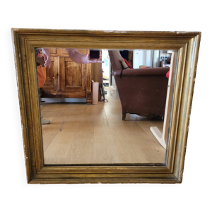 miroir doré ancien