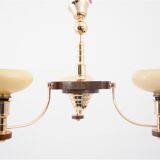 Art deco chandelier, Poland, 1960s