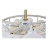 Glass chandelier Tulipan by Kalmar, Austria, 1960s