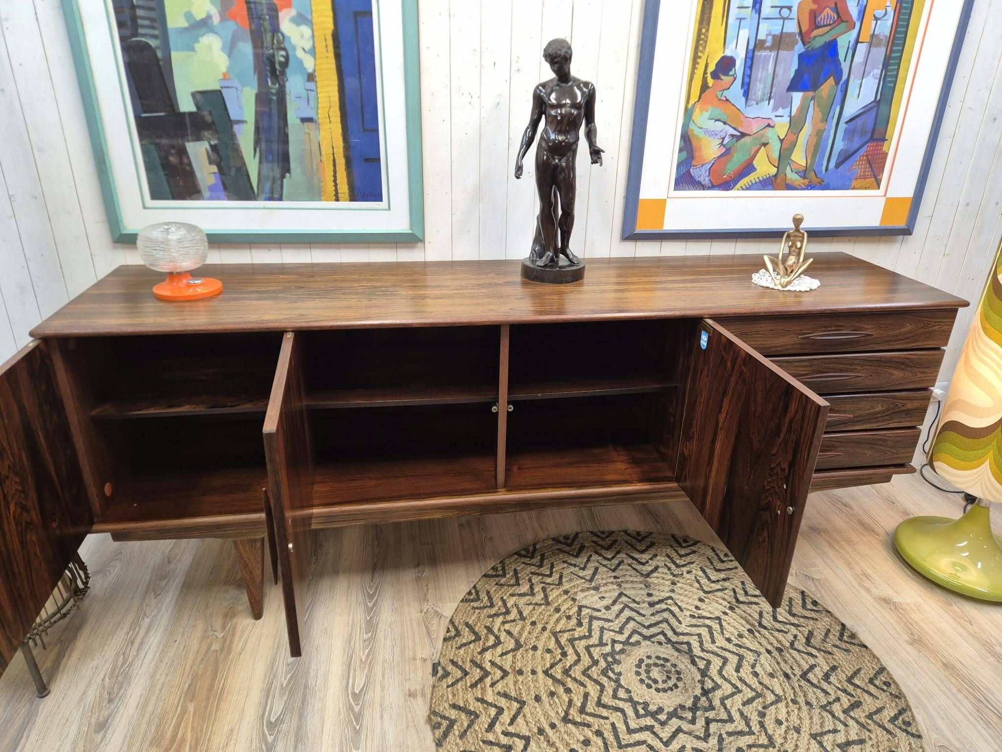 Scandinavian rosewood sideboard malora