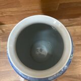 Vintage blue and pink vase