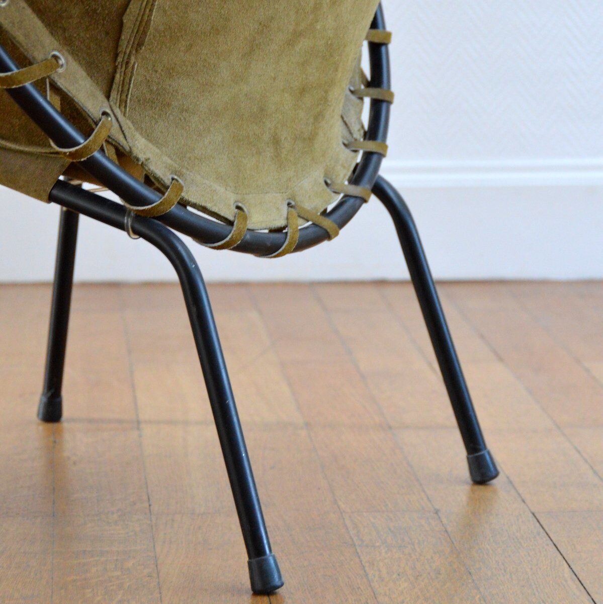 Circle armchair by Lusch Erzeugnis 1960 vintage