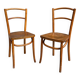 Paire de chaises bistrot