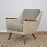 Mid-century boucle Cocktail Armchair, 1960s