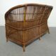 Bamboo and rattan lounge set