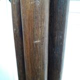 Free-standing rattan coat rack