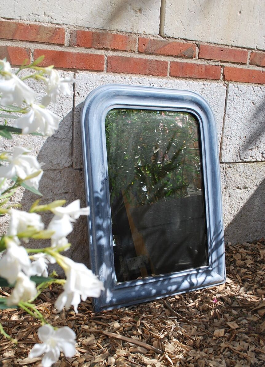 Old patinated mirror - 71x53cm