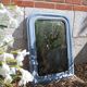 Old patinated mirror - 71x53cm