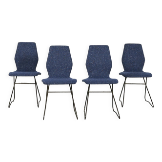 Set of 4 chairs 1950 by Louis Paolozzi