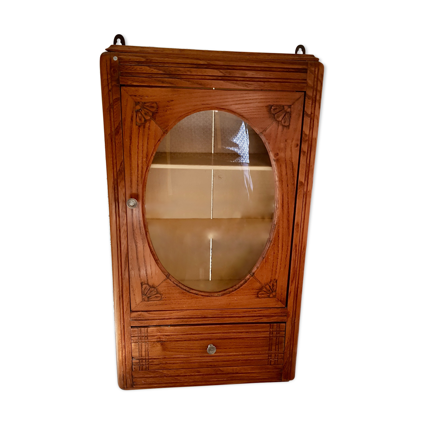 Antique toilet cabinet