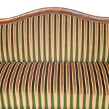 Vintage Récamier sofa in velvet, 1920