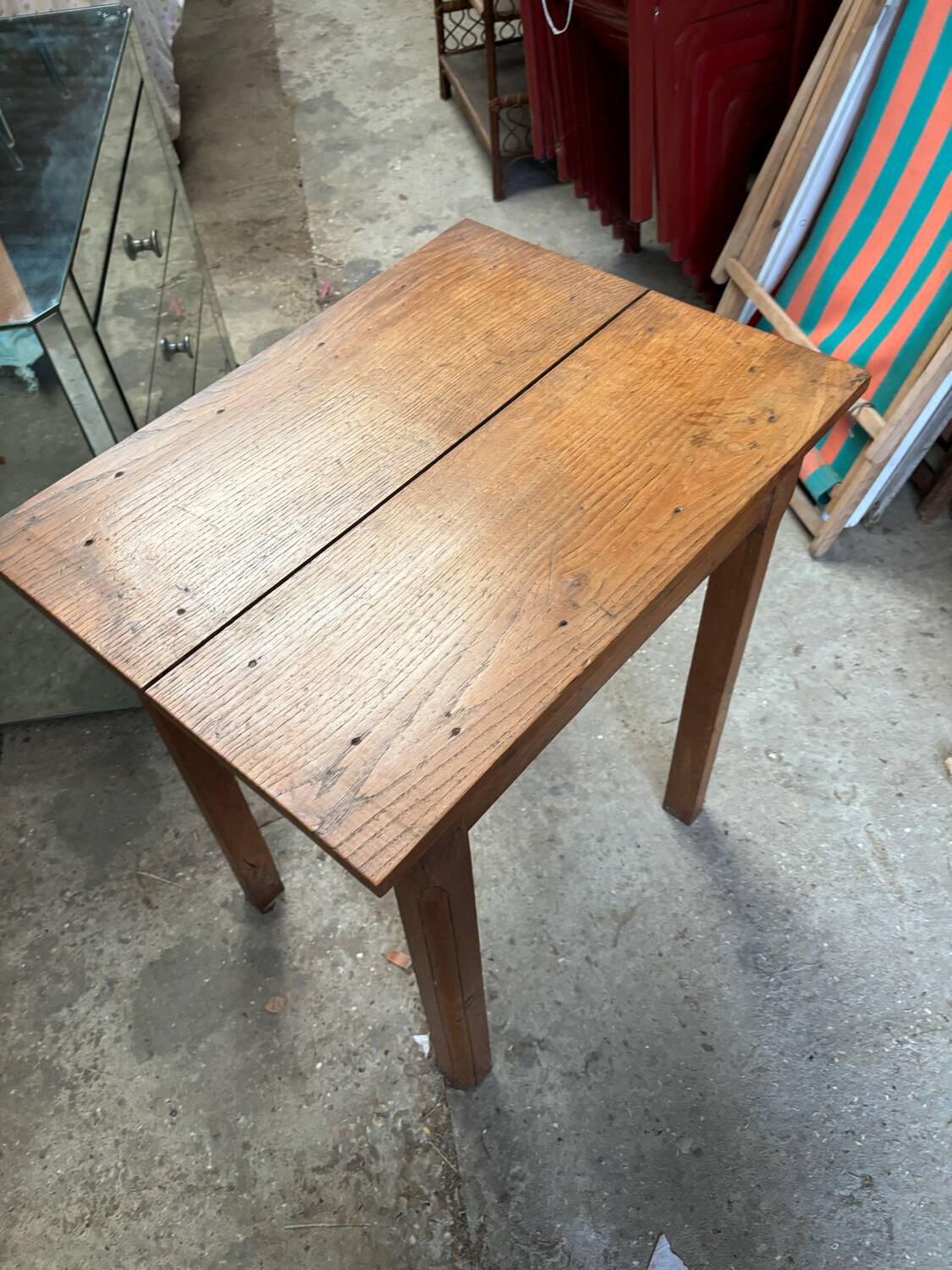 Oak side table