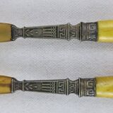 Art Deco salad servers