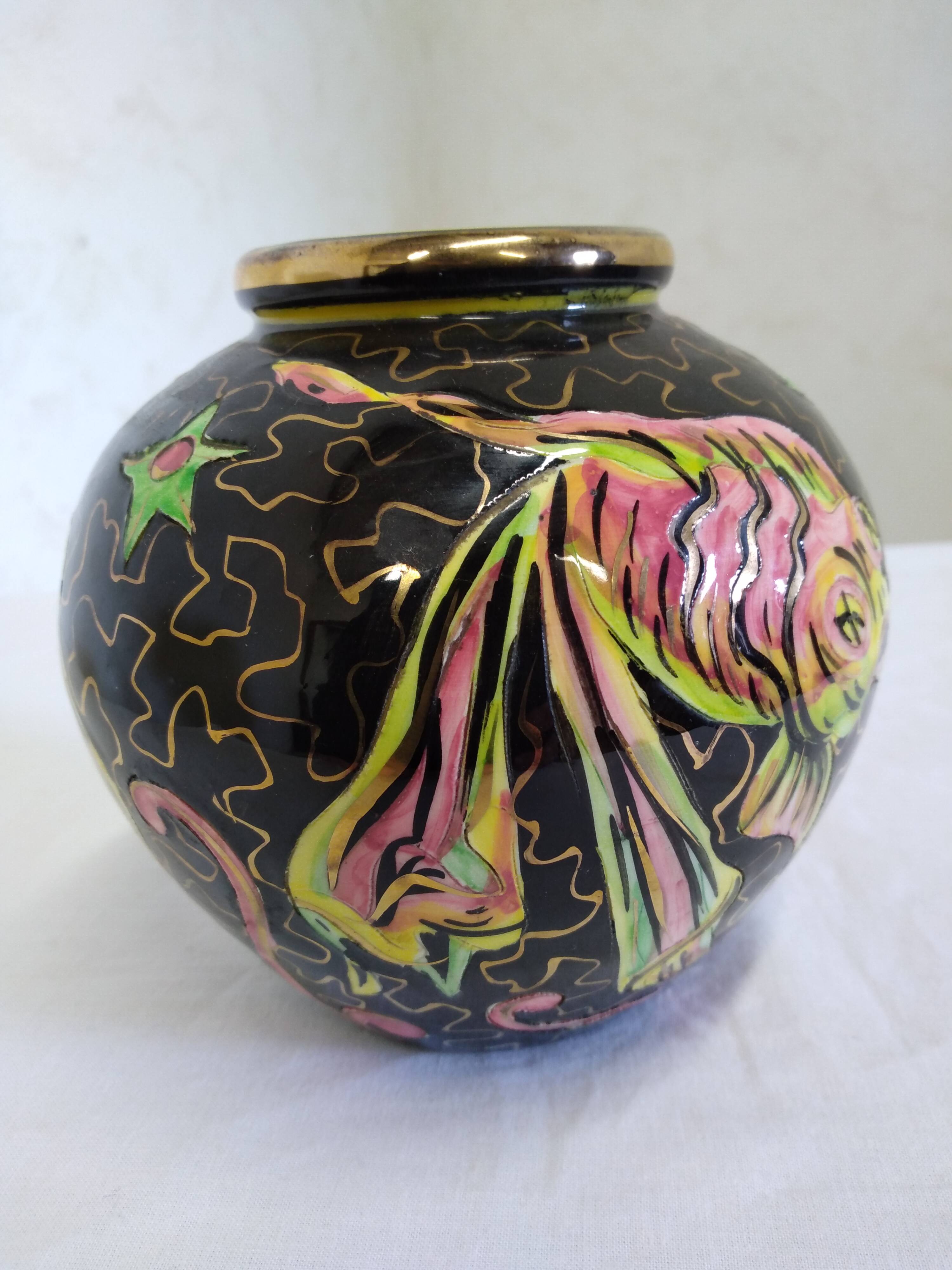 Cerart Monaco fish vase numbered fish