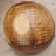 Carved wooden fruit cup