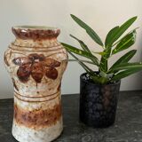 Enamel ceramic vase - 1970s