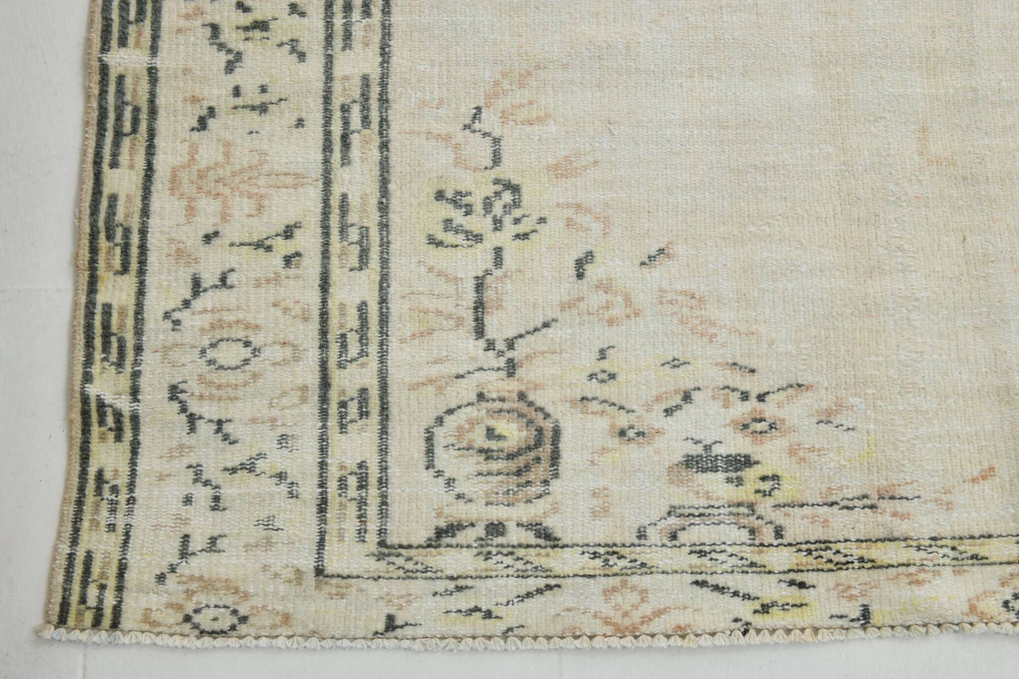 Vintage Turkish Rug, 162x264Cm