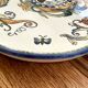 Antique Gien dish - 19th century - Italian Renaissance earthenware - Grotesque and allegorical decoration, 26.5 cm