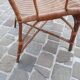 Vintage rattan armchair