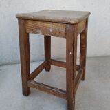 Antique wooden workshop stool