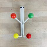 Multicolored ball door hook