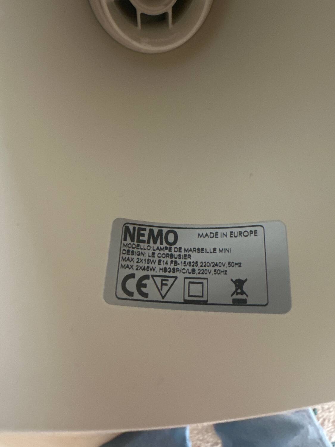 Lampe de marseille mini Nemo Le Corbusier neuve