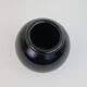 Black ceramic ball vase from Biot