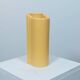 Three yellow vases in Memphis style by ASA Germany.