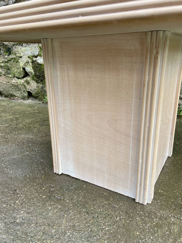 Table basse en travertin Roche Bobois 1980