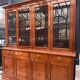 Large English library from the 19th century in mahogany.