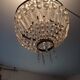 Crystal and Brass Hot Air Balloon Tassel Chandelier