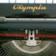 Machine à écrire olympia Progress années 40