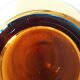 5 vintage amber Duralex cups and saucers