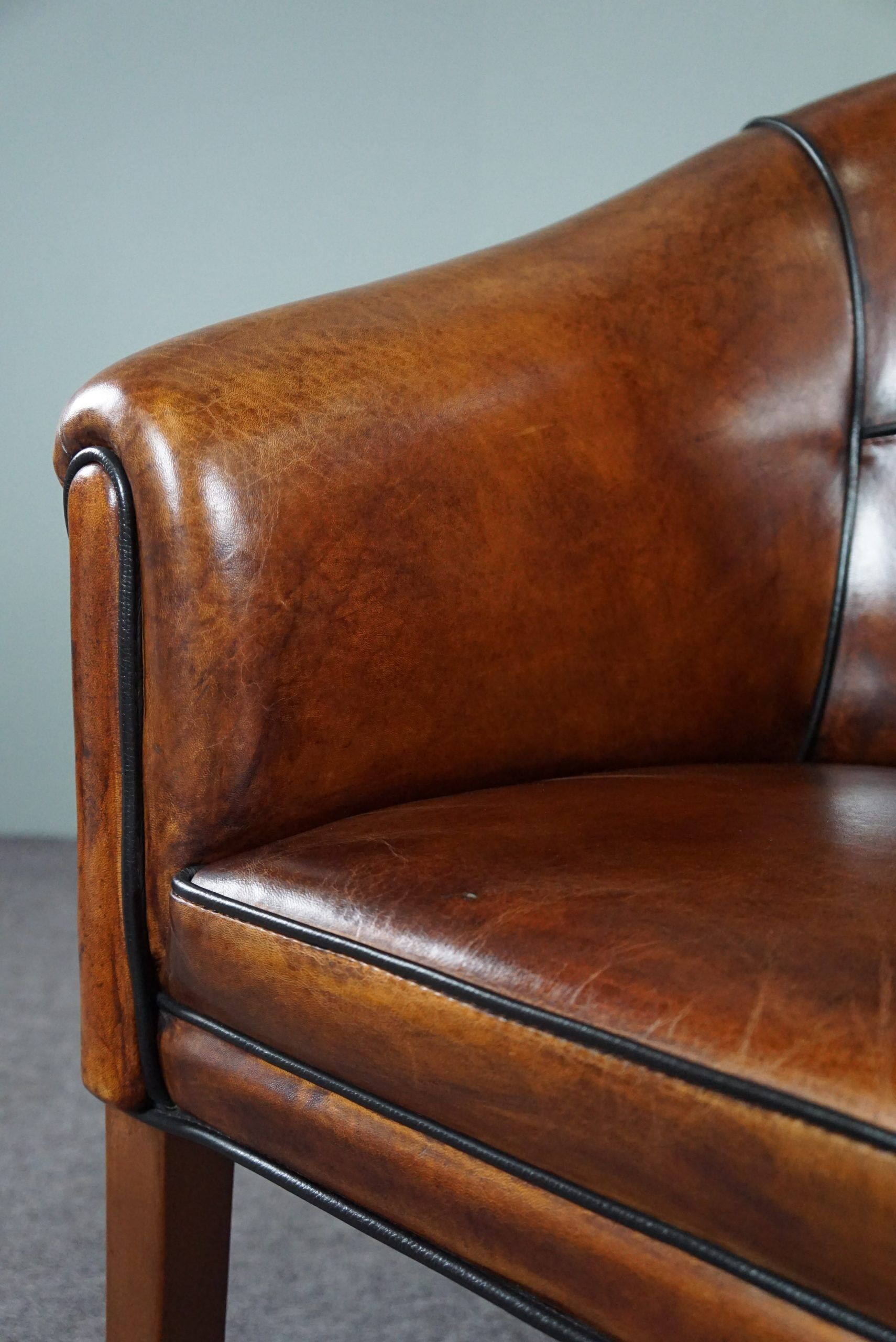 Sheepskin convertible armchair side chair