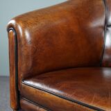 Sheepskin convertible armchair side chair