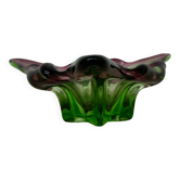 Mid century Murano glass bowl , 1970s