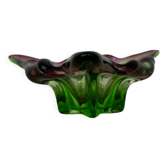 Mid century Murano glass bowl , 1970s