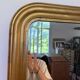 Vintage Louis Philippe mirror with antique gold beveled glass
