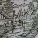 Pastoral decor earthenware dinner plates