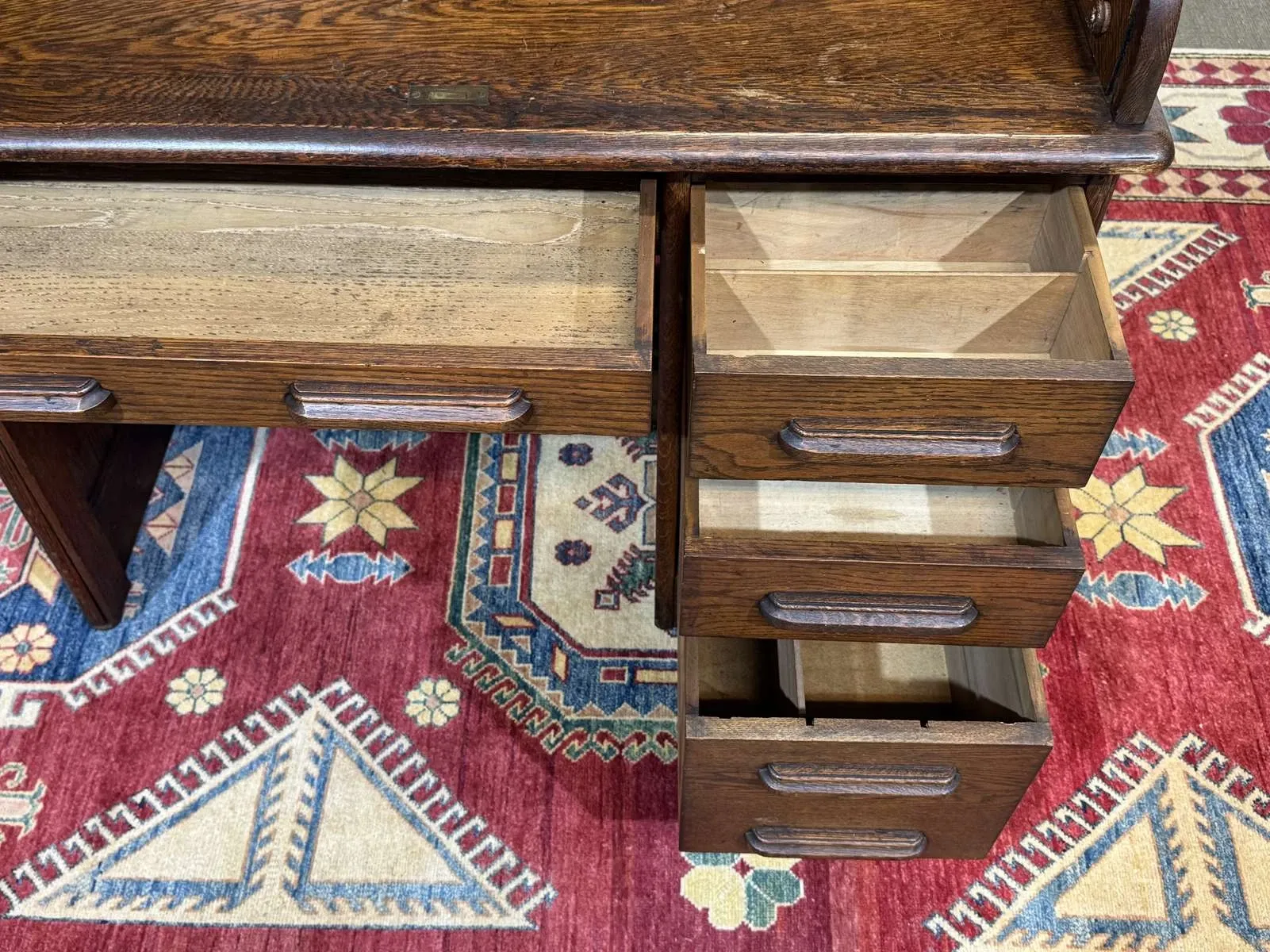 Bureau à cylindre en chêne