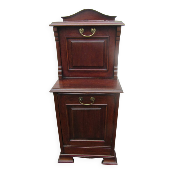 Table de chevet anglaise en acajou