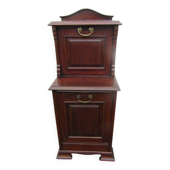 Table de chevet anglaise en acajou