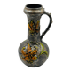 Large vintage floral relief vase