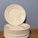 Set of  9 Digoin Saarguemines dessert plates
