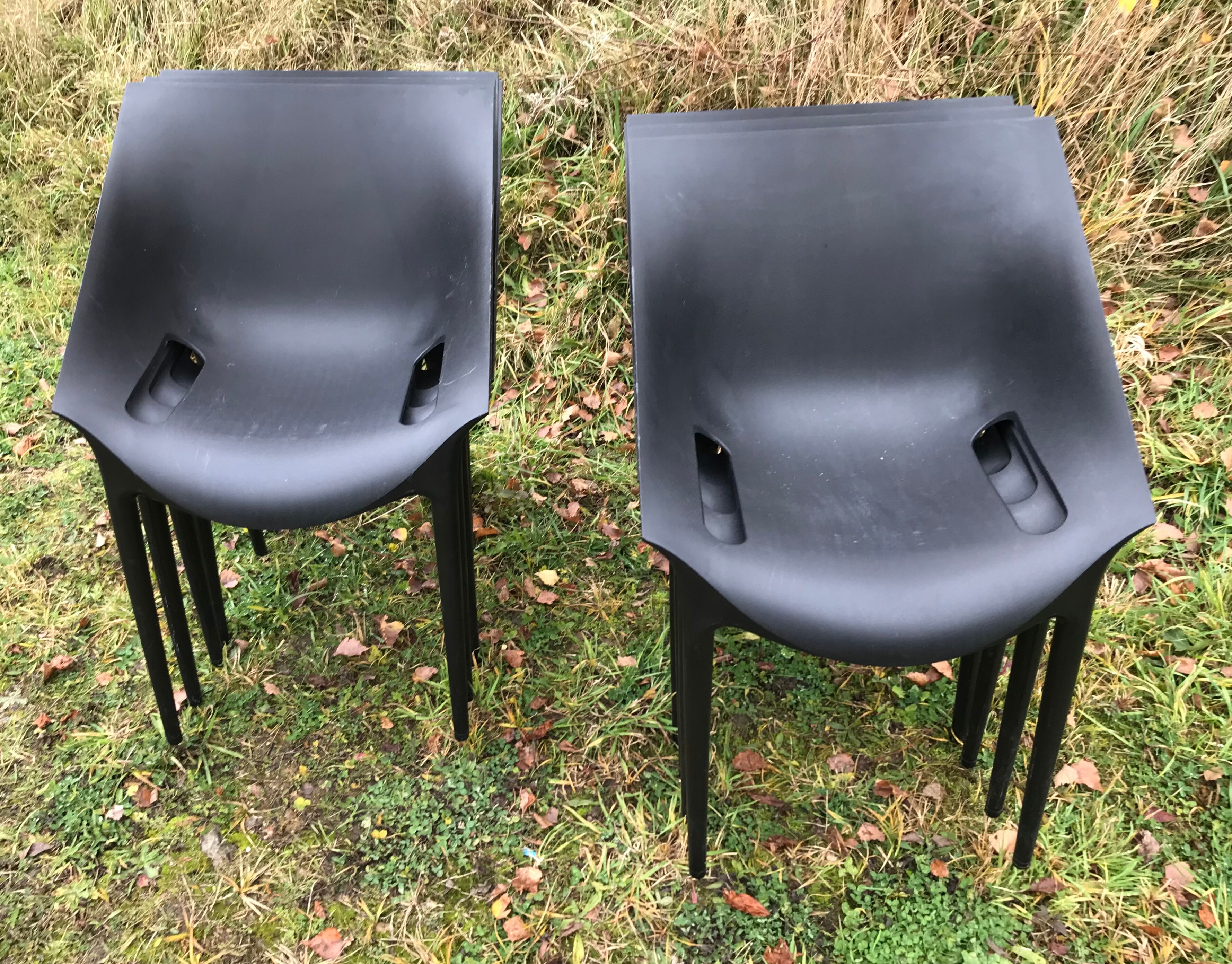 8 chairs by Philippe Starck, Katell edition