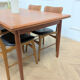 Teak dining table