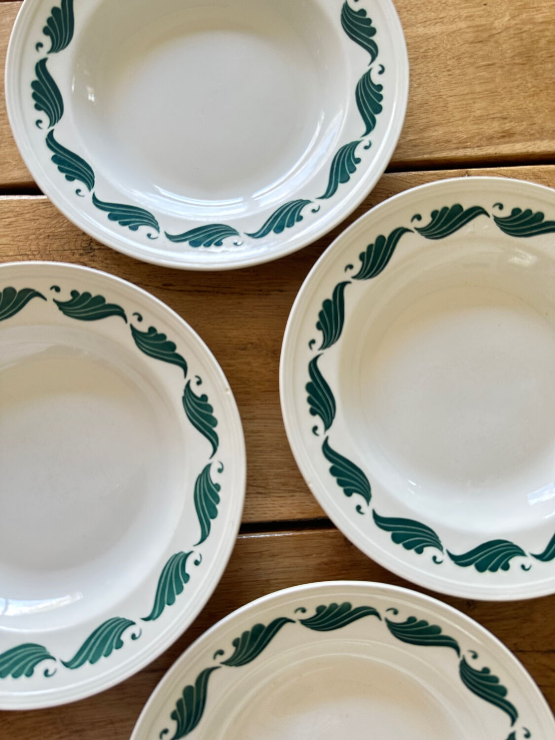 4 assiettes creuses