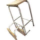 Vintage folding stool / kitchen step / mini ladder