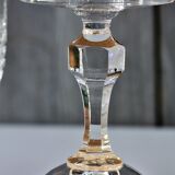 Pair of crystal water glasses from Baccarat model lucullus