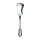 Antique silver mincing spoon